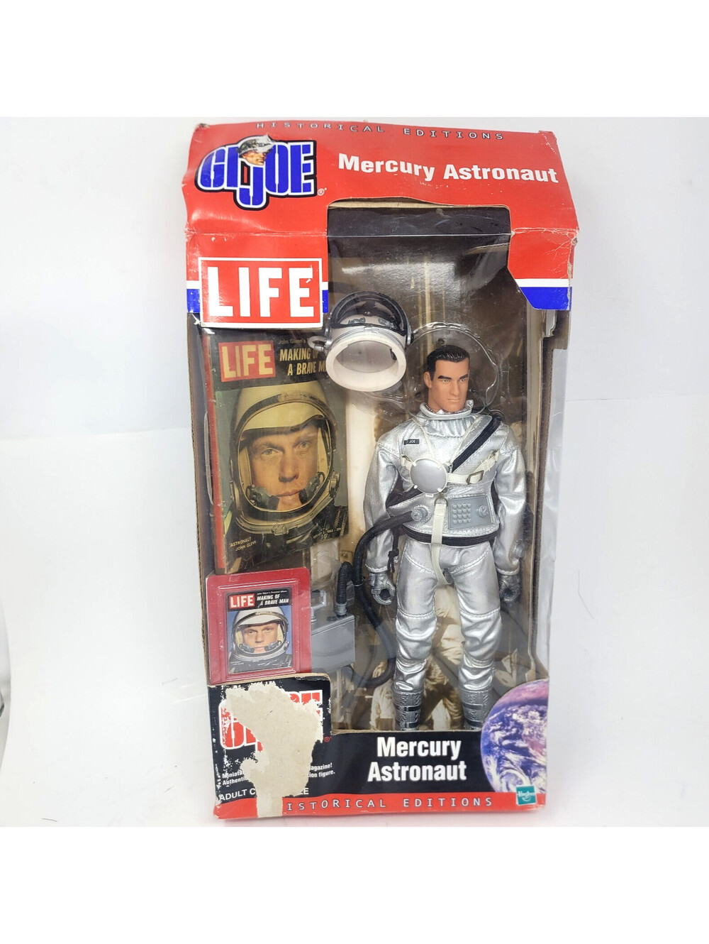 GI Joe LIFE Historical Edition Mercury Astronaut 12" Action Figure Hasbro 2002